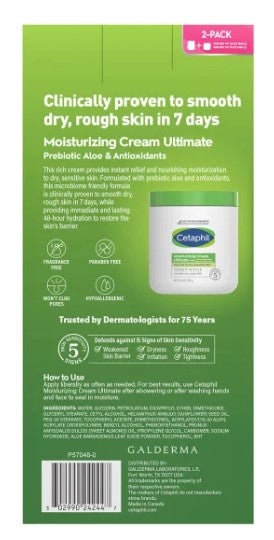 Vital Radiance's Secret to Radiant Skin - Ultimate Moisturizing Cream by Cetaphil - 2 pack