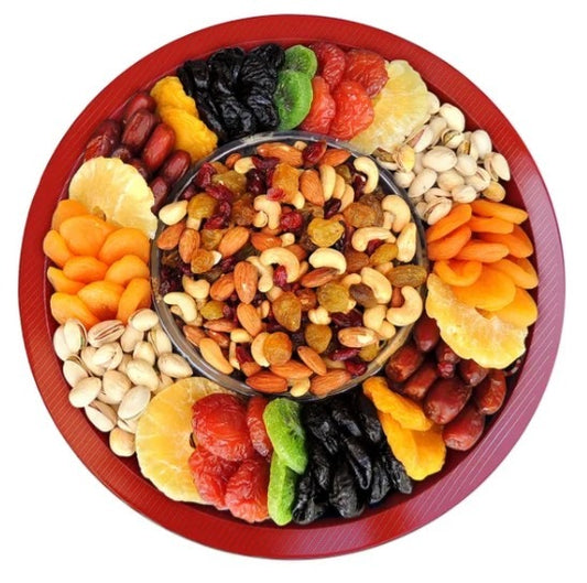 Nutrient Nirvana: Vital Radiance's Vacaville Dried Fruit & Nut Tray, 34 oz.,